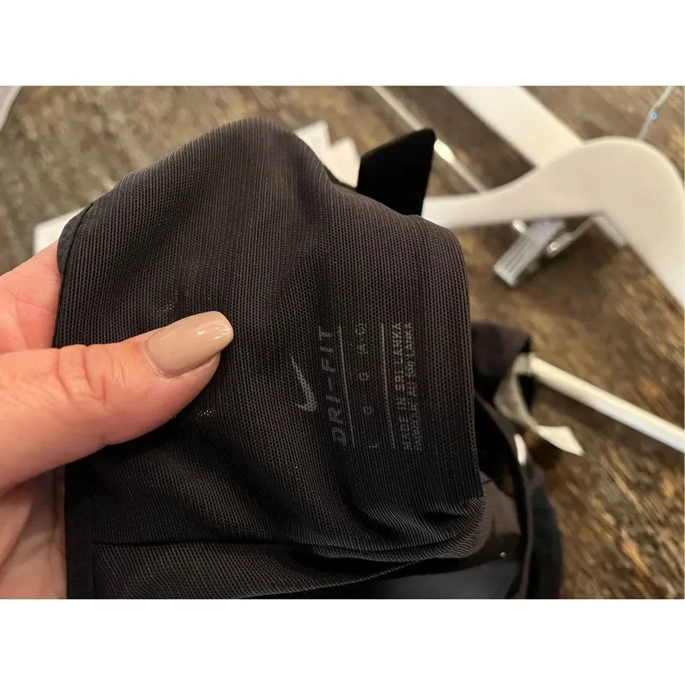 Nike Black Dri-Fit Extra Support Sports Bra sz L Cup A-C NWT